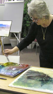 Mary Ann Beckwith Art Demo